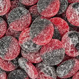 Raspberry Black Licorice Coins