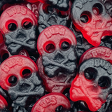 Sugar-Free Raspberry Licorice Skulls